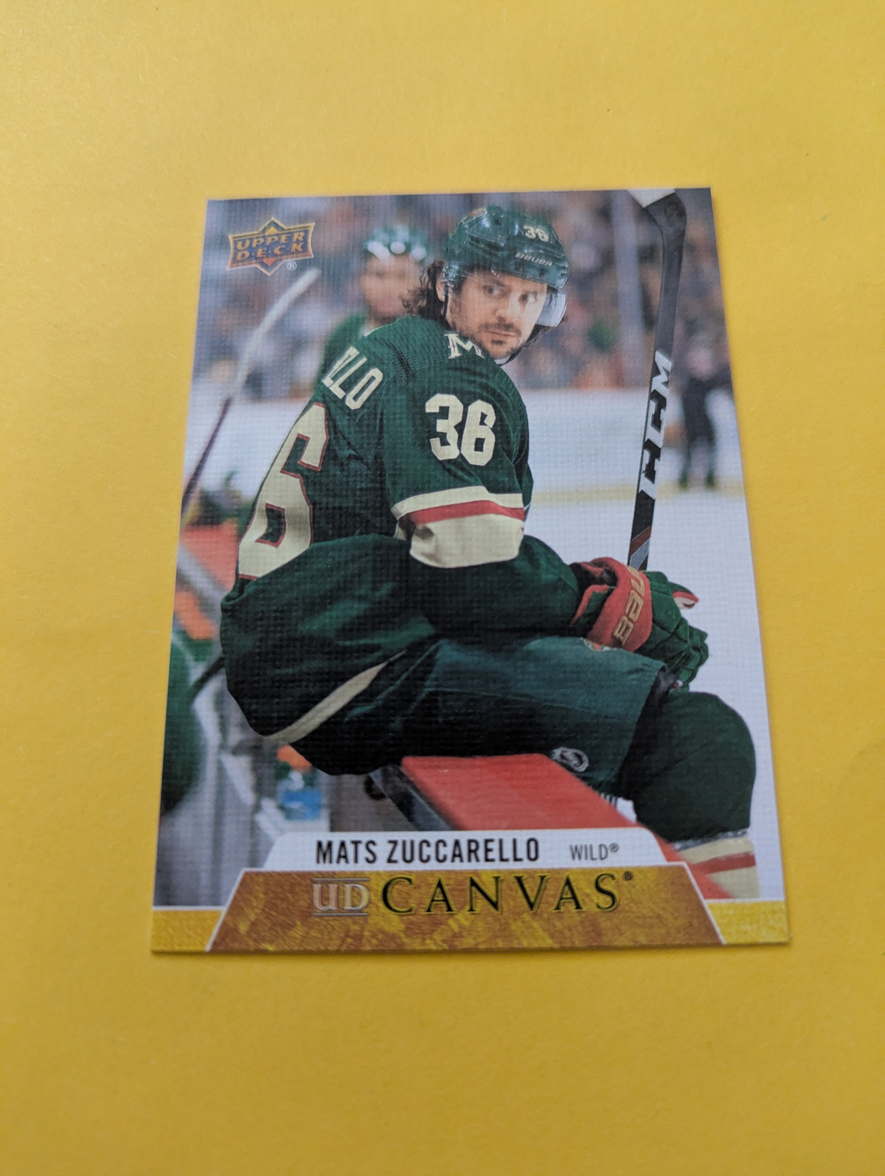 Mats Zuccarello 20-21 Upper Deck UD Canvas Card