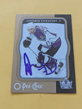 Lubomir Visnovsky Signed Los Angeles Kings Card F