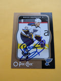 Bryce Salvador Signed St. Louis Blues Card A