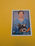 Kelly Kisio Signed San Jose Sharks Card G