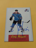 Cody McLeod Signed Colorado Avalanche Card