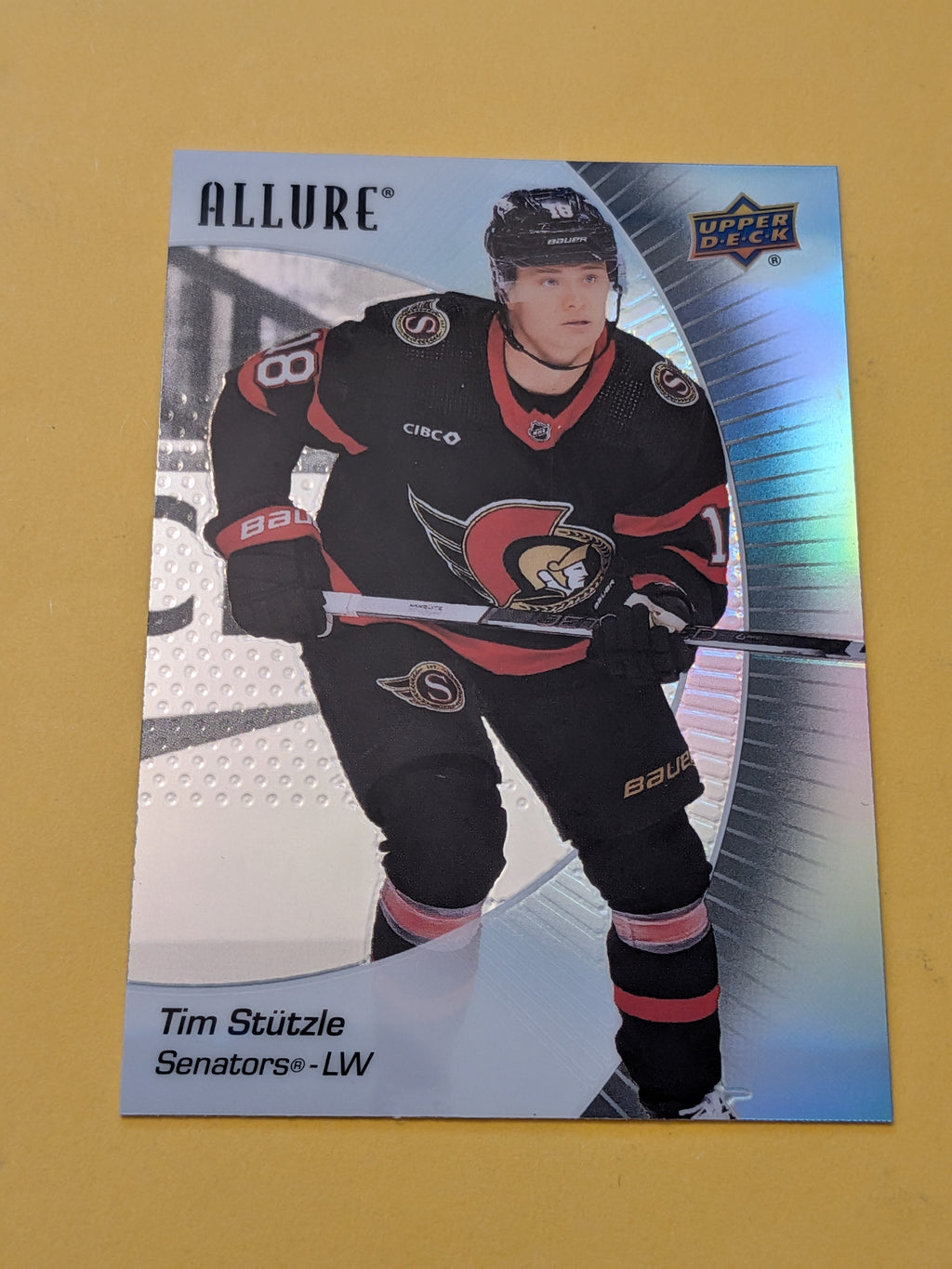 Tim Stutzle 23-24 Allure Black Rainbow Card