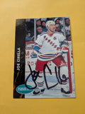 Joe Cirella Signed New York Rangers Card A