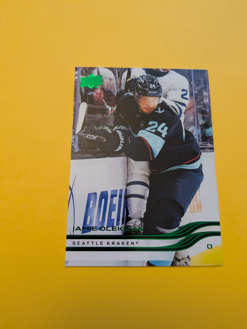 Jamie Oleksiak 25-26 Upper Deck Green Holiday Card