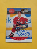 John Druce Signed Washington Capitals Card E
