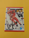 Dana Murzyn Signed Calgary Flames Card