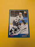 Ryan Kesler Signed Vancouver Canucks Rookie Card