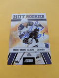 Marc Andre Cliche Signed Los Angeles Kings Rookie Card A