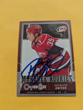 Patrick Dwyer Signed Carolina Hurricanes Rookie Card