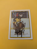 Wendell Young Signed Pittsburgh Penguins Card