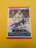Anders Lindback Signed Nashville Predators Card A