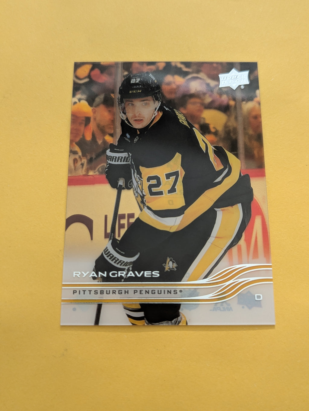 Ryan Graves 25-26 Upper Deck Clear Cut Card