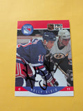 Kelly Kisio Signed New York Rangers Card A