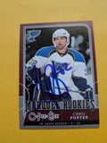 Chris Porter Signed St. Louis Blues Rookie Card B