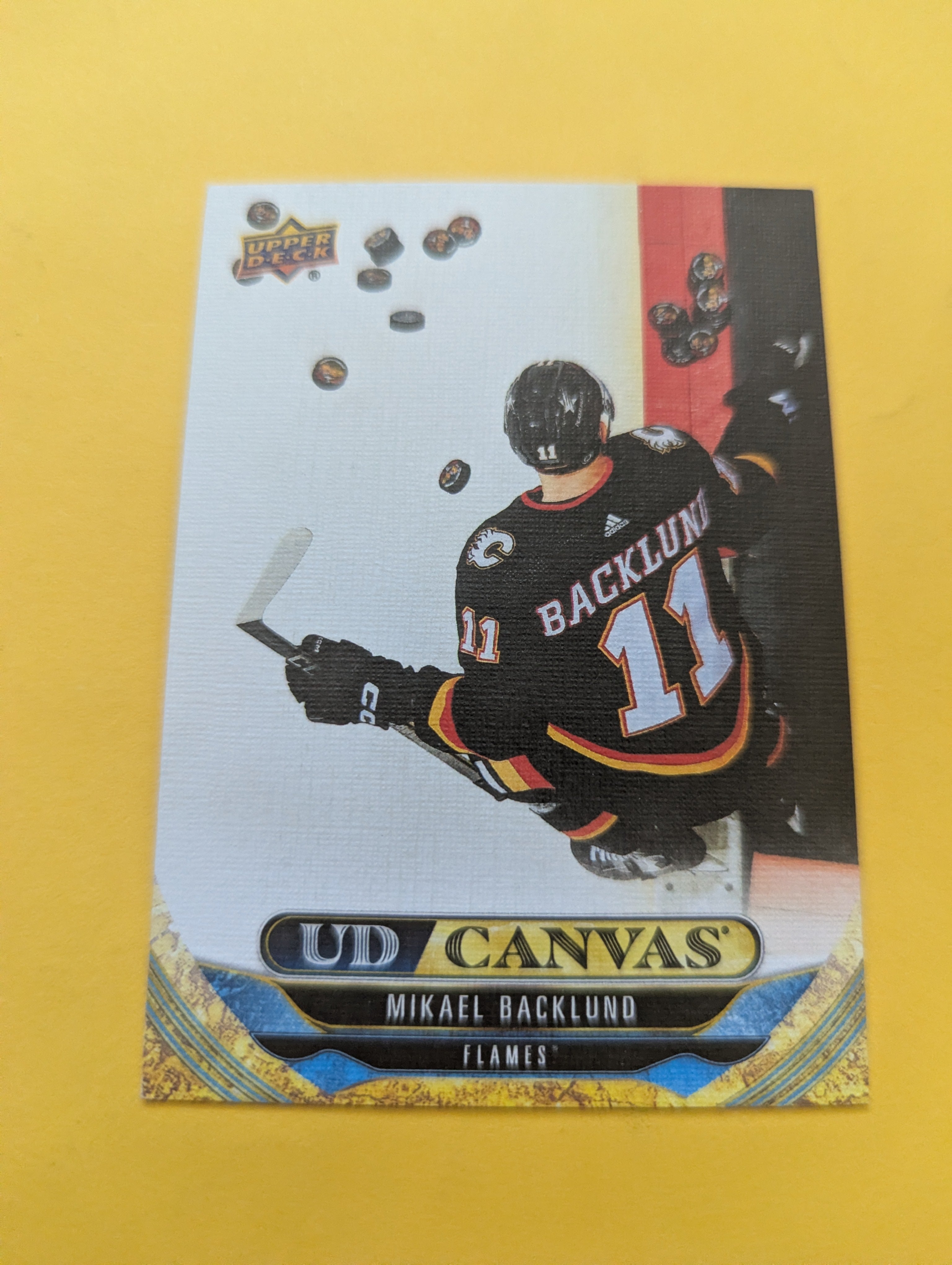 Mikael Backlund 24-25 Upper Deck UD Canvas Card