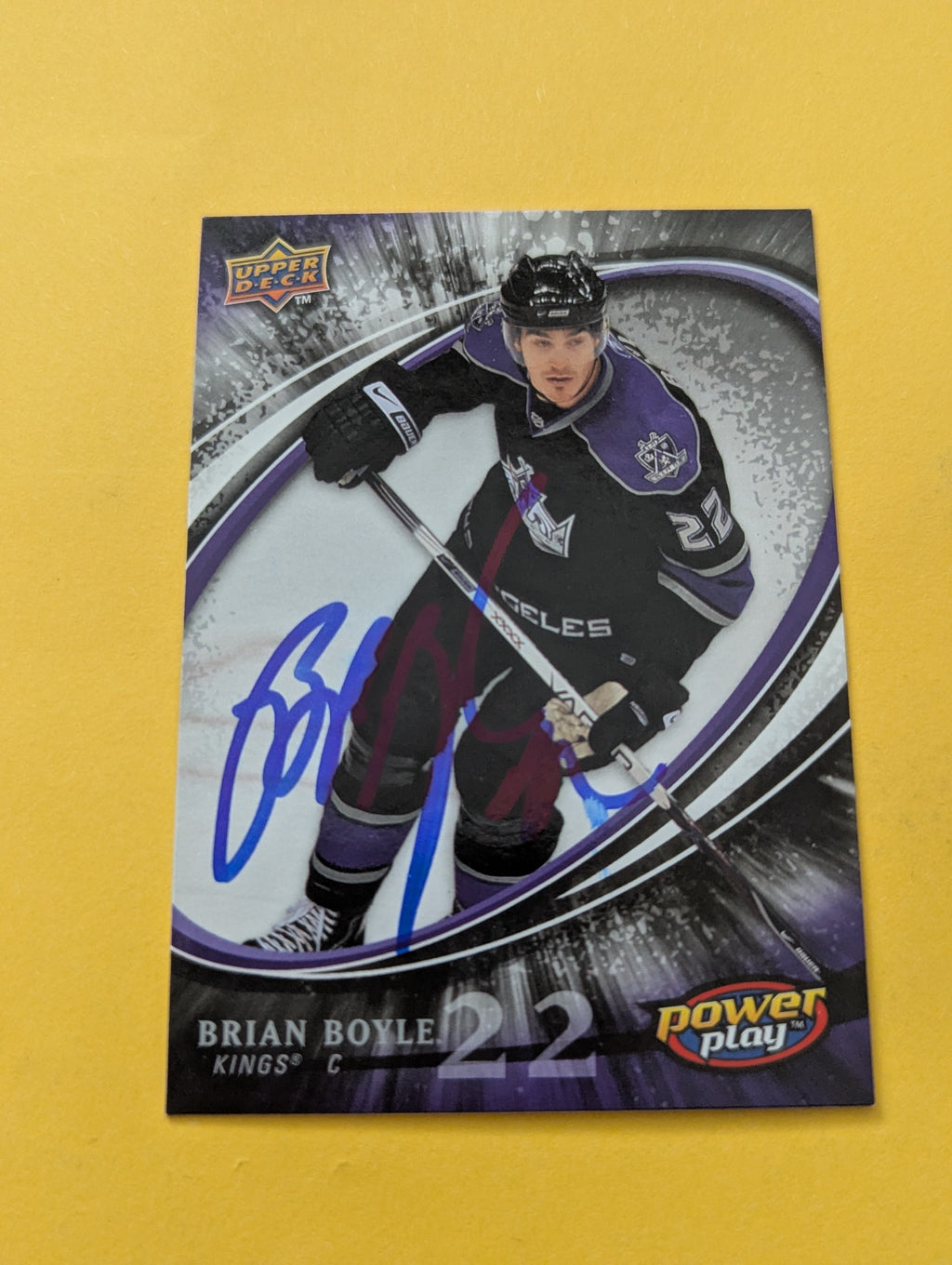 Brian Boyle Signed Los Angeles Kings Rookie Card