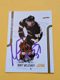 Matt Beleskey Signed Anaheim Ducks Card A
