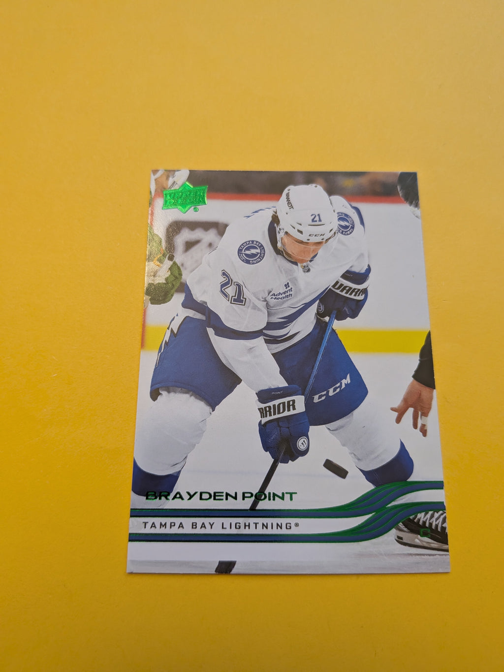 Brayden Point 25-26 Upper Deck Green Holiday Card