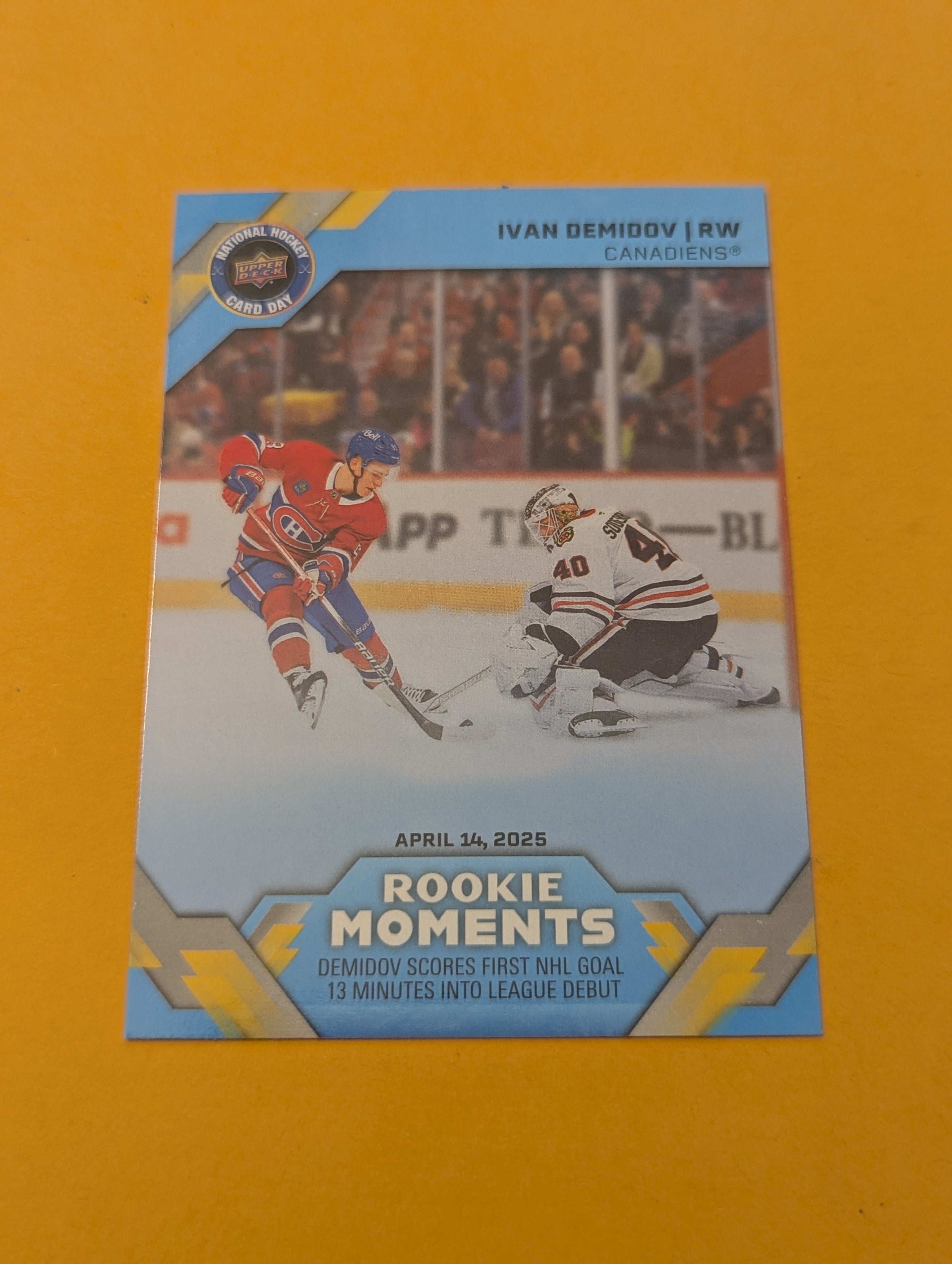 Ivan Demidov 25-26 Upper Deck Hockey Card Day