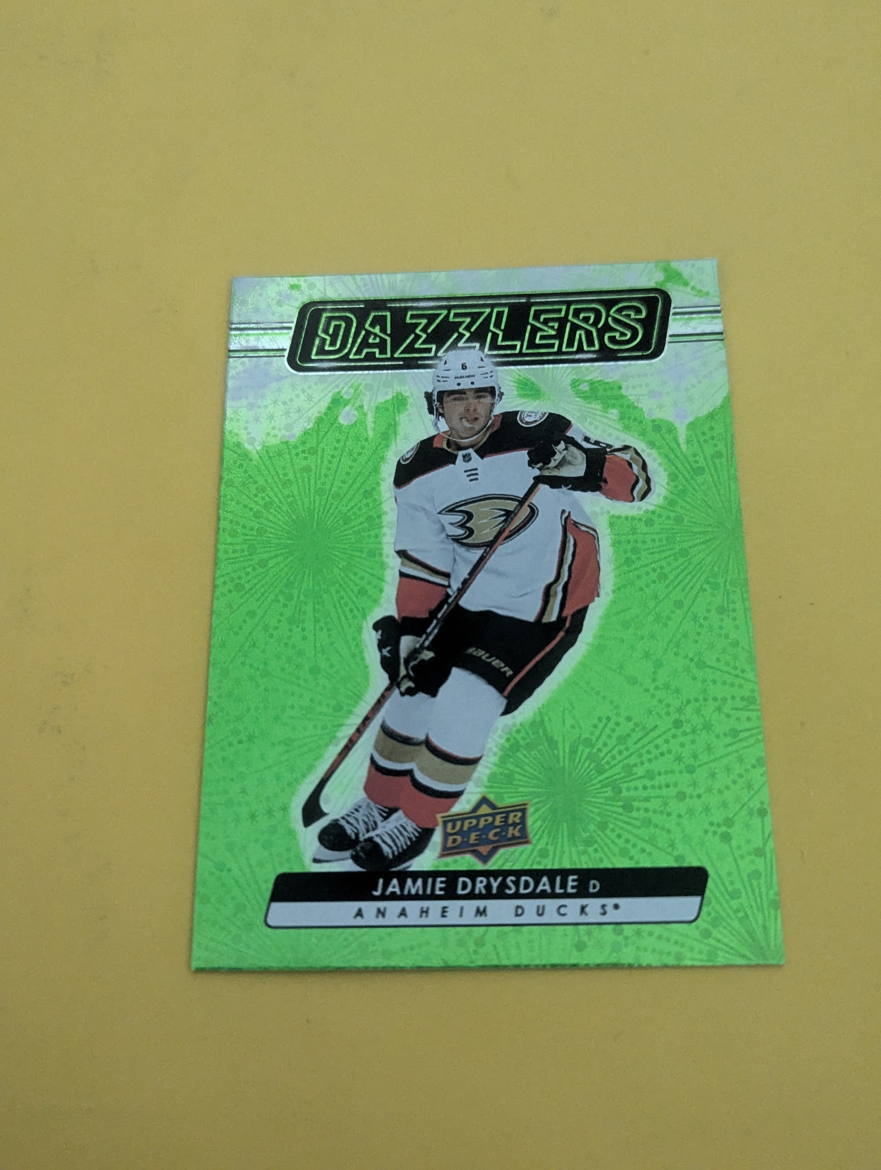 Jamie Drysdale 23-24 Upper Deck Dazzlers Green Card