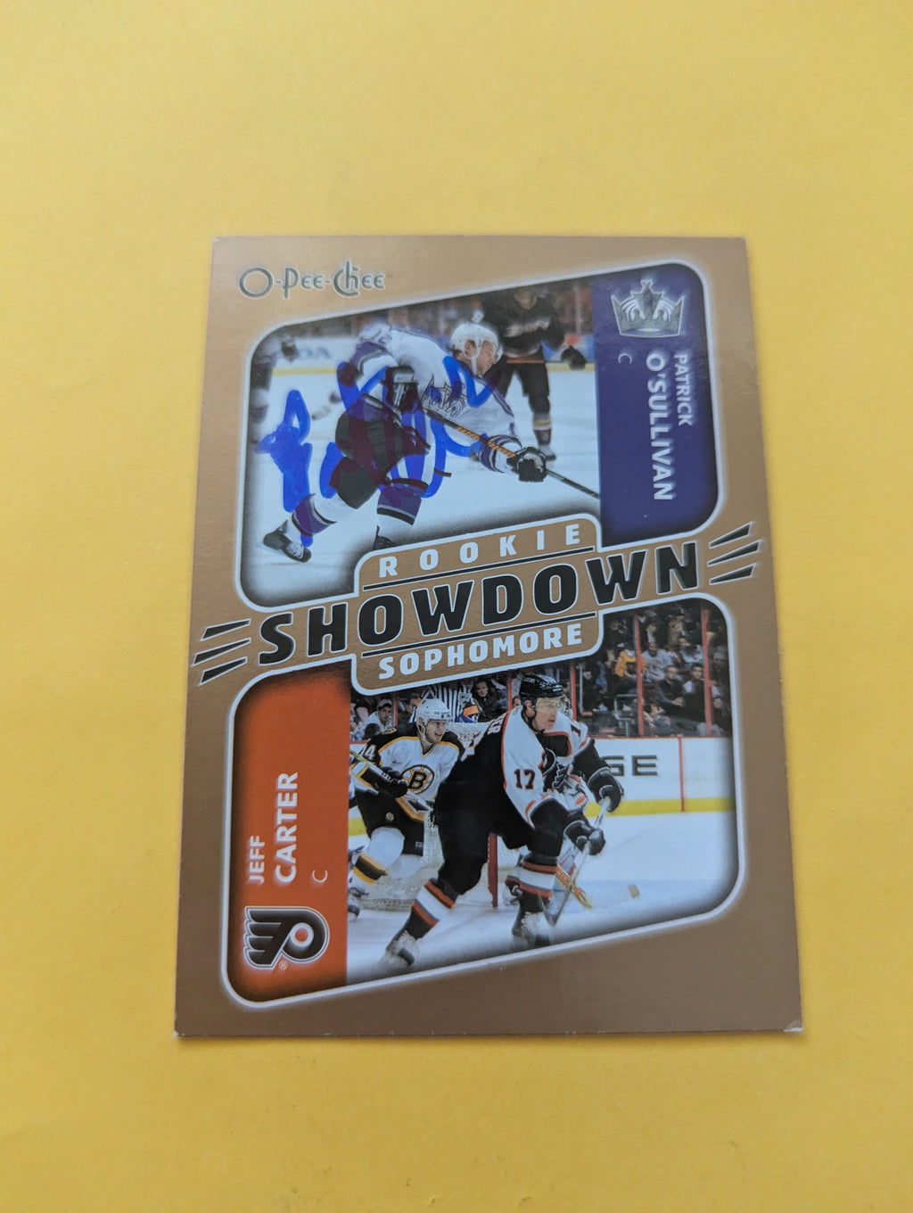 Patrick O'Sullivan Signed Los Angeles Kings Card E