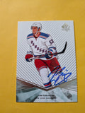 Tim Erixon Signed New York Rangers Rookie Card C