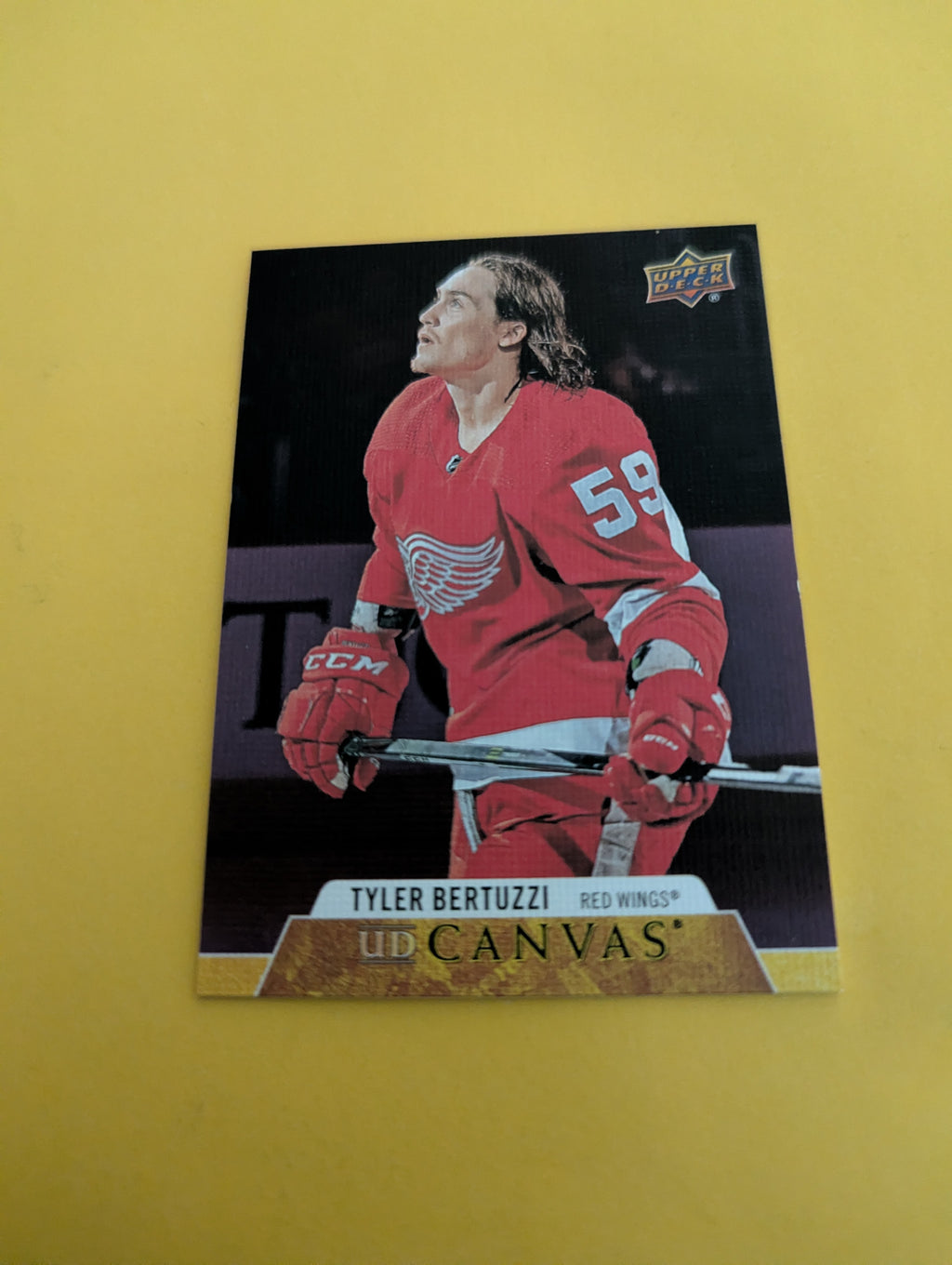 Tyler Bertuzzi 20-21 Upper Deck UD Canvas Card