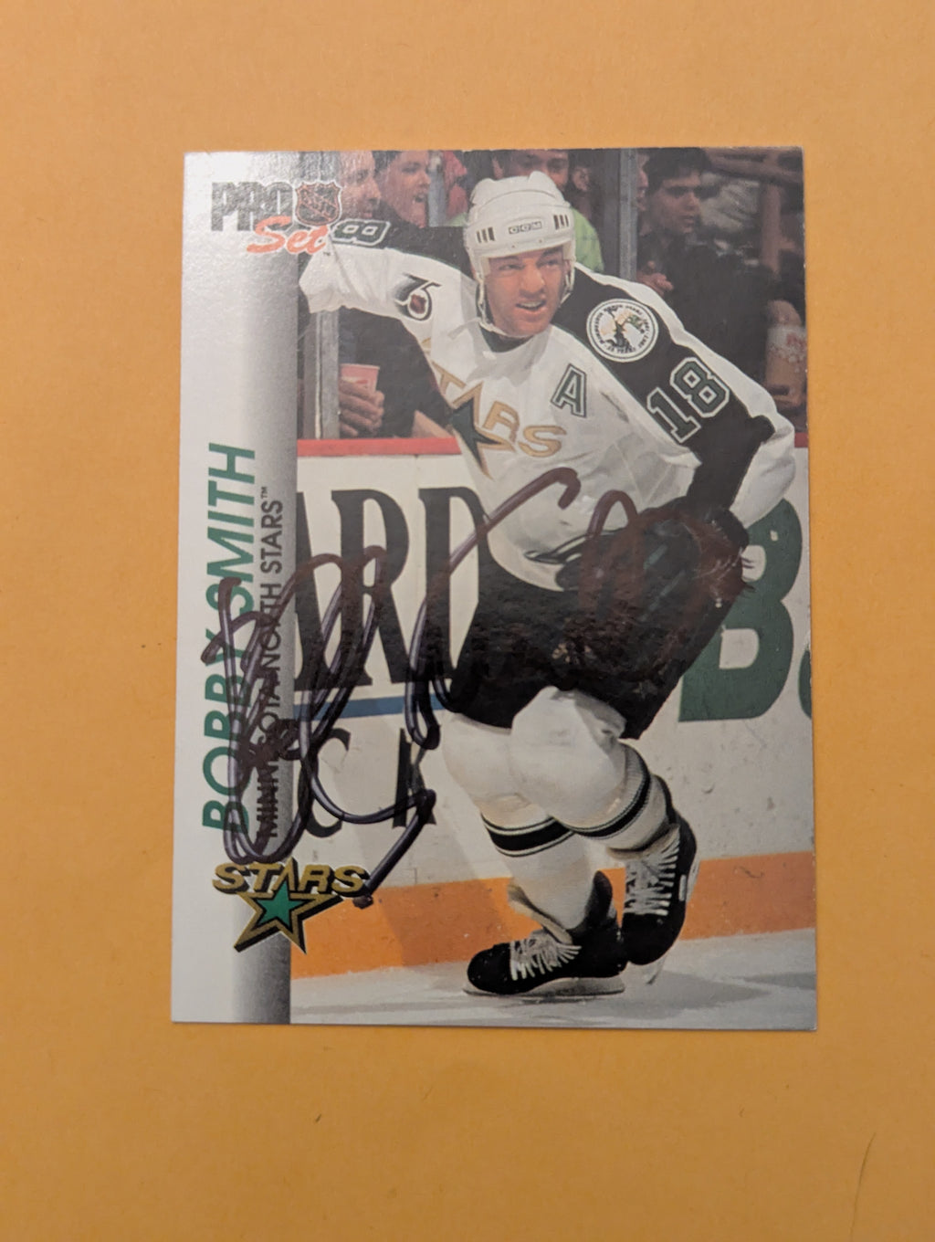 Bobby Smith Signed Minnesota North Stars Card