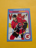 Adrian Aucoin Signed Calgary Flames Card A