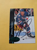 James Patrick Signed New York Rangers Card B