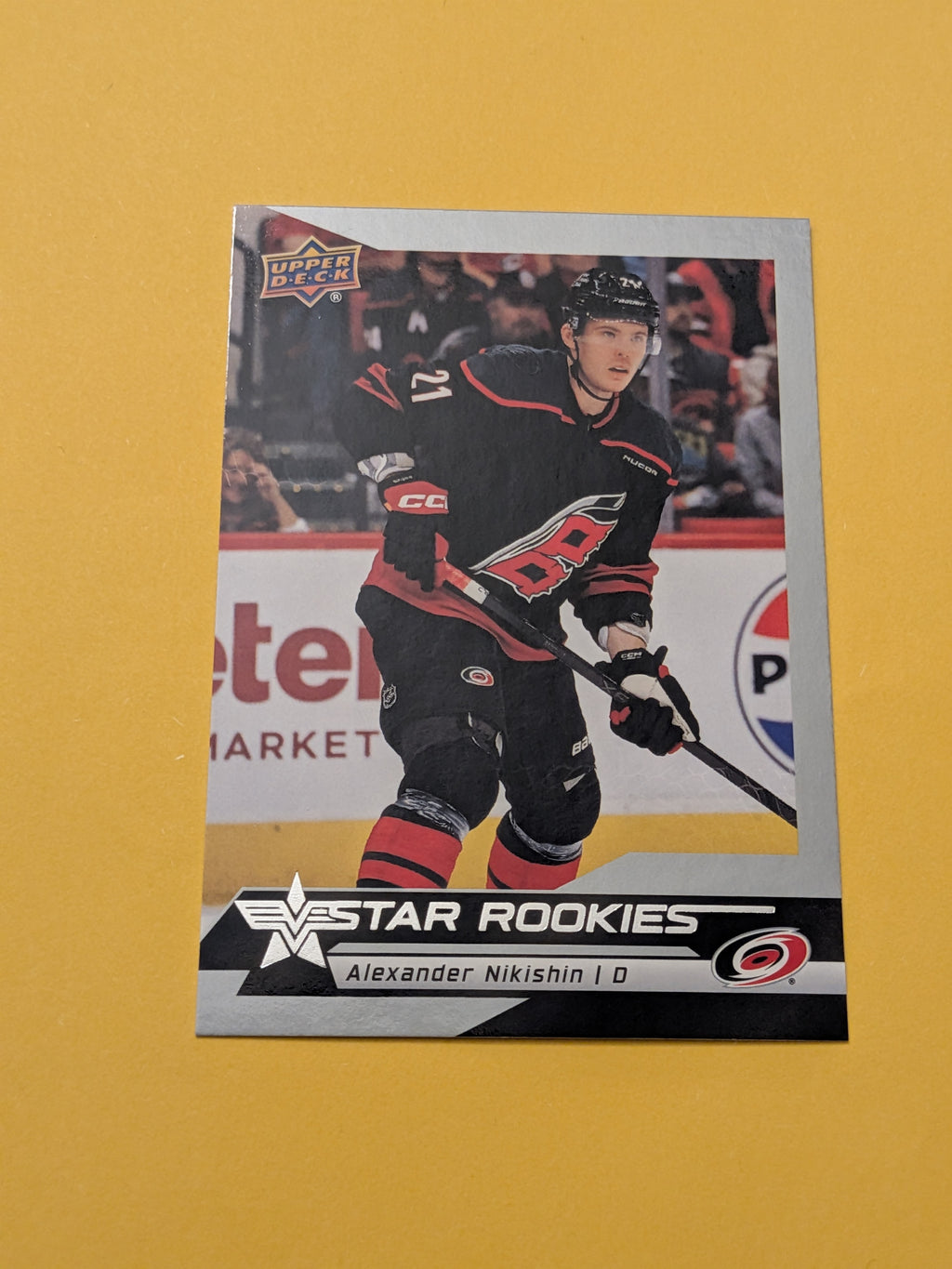 Alexander Nikishin 25-26 Upper Deck Star Rookies Card