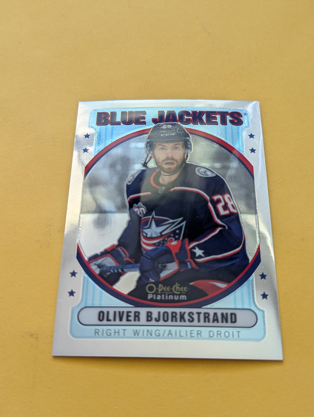 Oliver Bjorkstrand 21-22 OPC Platinum Retro Card