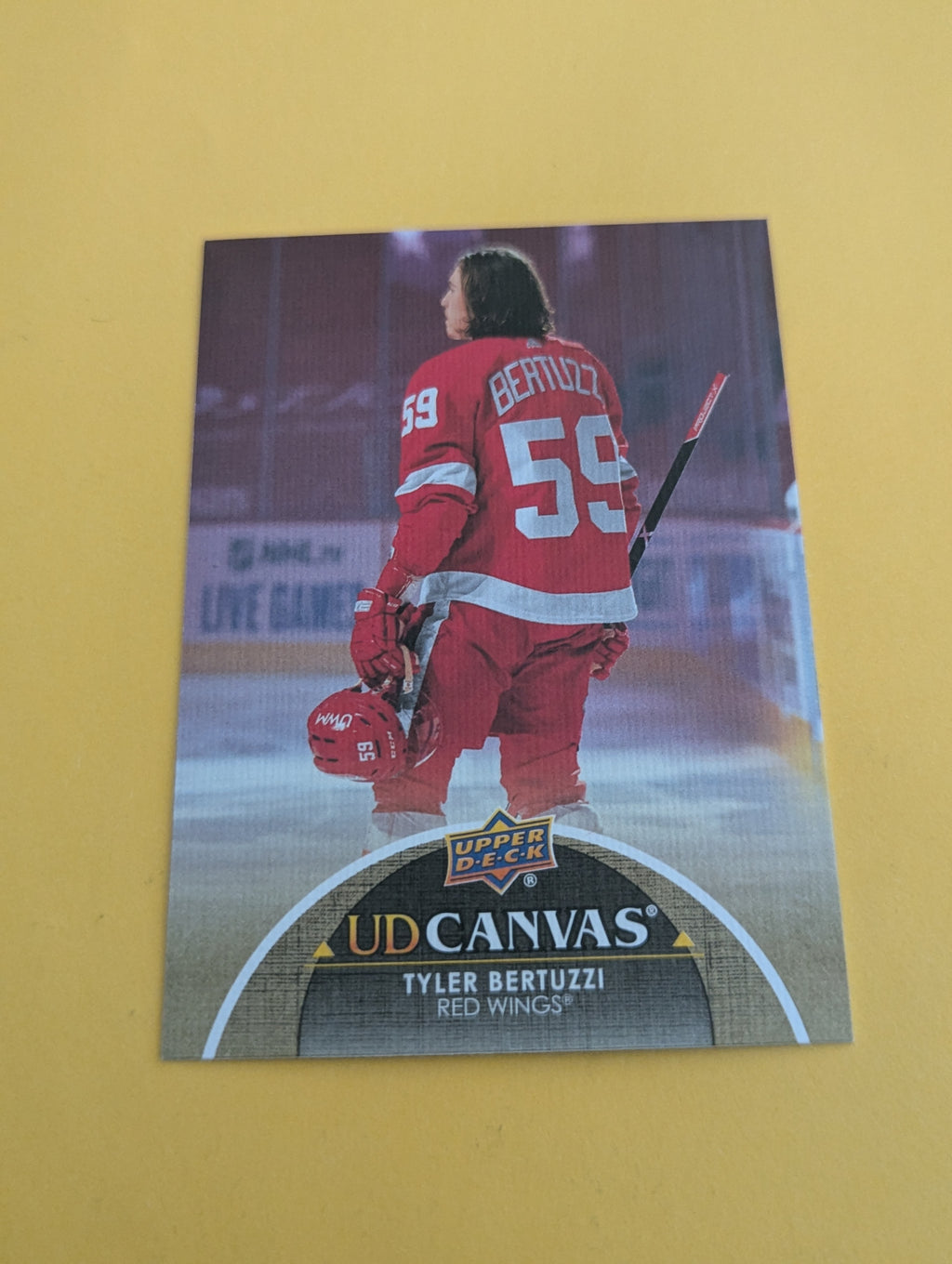Tyler Bertuzzi 21-22 Upper Deck UD Canvas Card