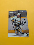 Derek Plante Signed Buffalo Sabres Card A