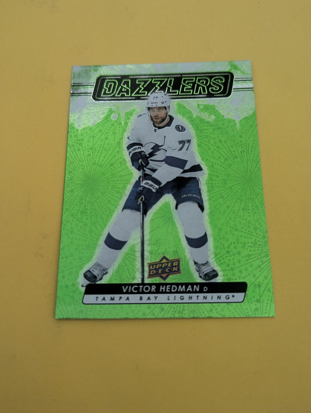 Victor Hedman 23-24 Upper Deck Dazzlers Green Card