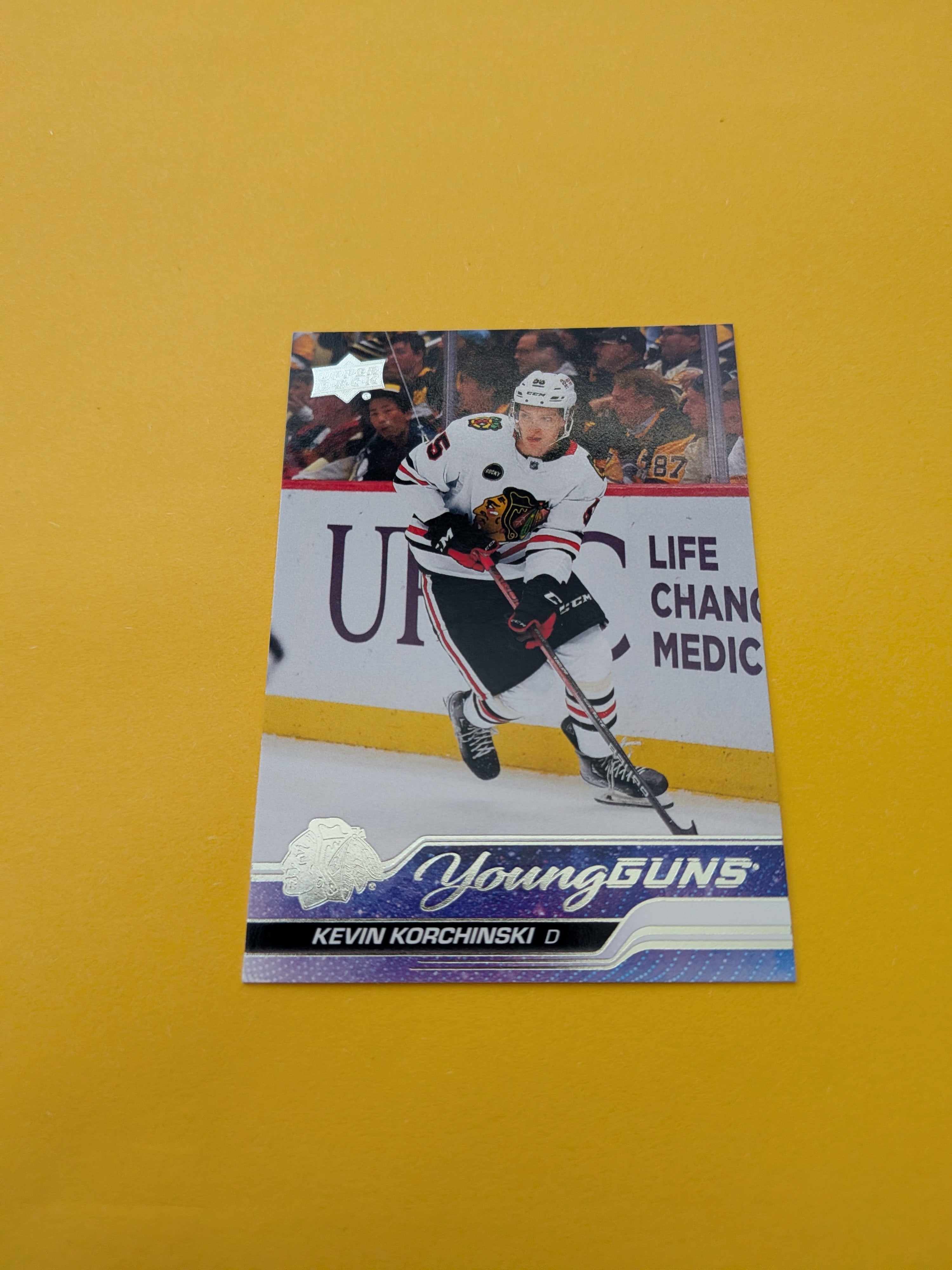 Kevin Korchinski 23-24 Upper Deck Young Guns Rookie Card