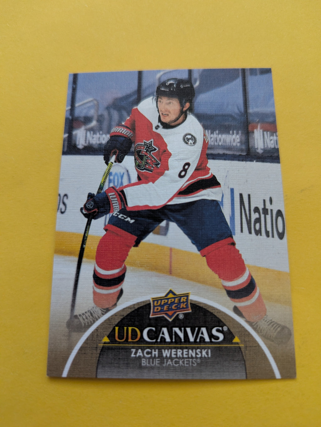 Zach Werenski 21-22 Upper Deck UD Canvas Card