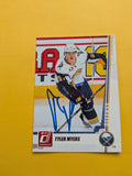 Tyler Myers Signed Buffalo Sabres Card B