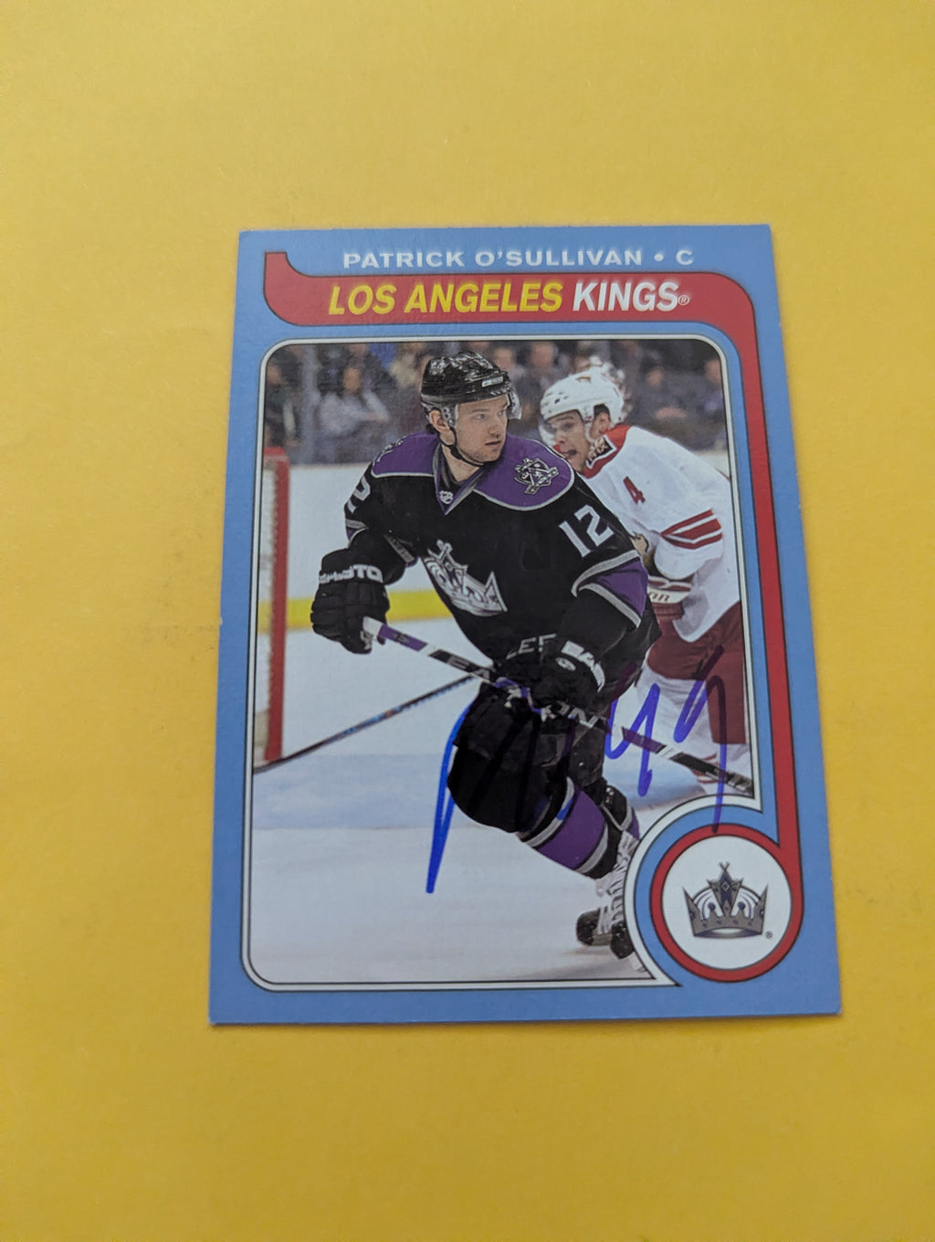 Patrick O'Sullivan Signed Los Angeles Kings Card H