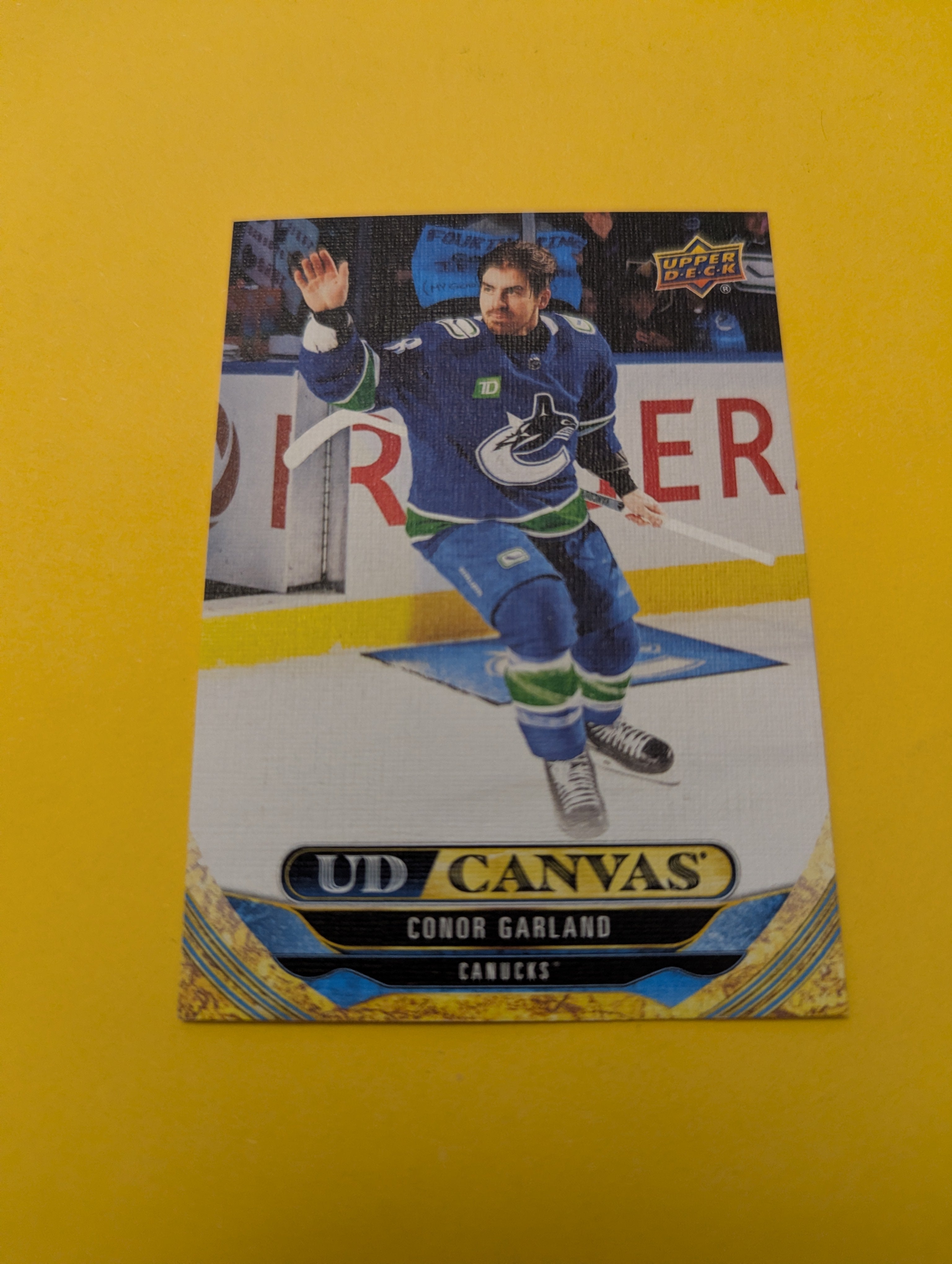 Conor Garland 24-25 Upper Deck UD Canvas Card