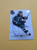 Milan Michalek Signed San Jose Sharks Card B