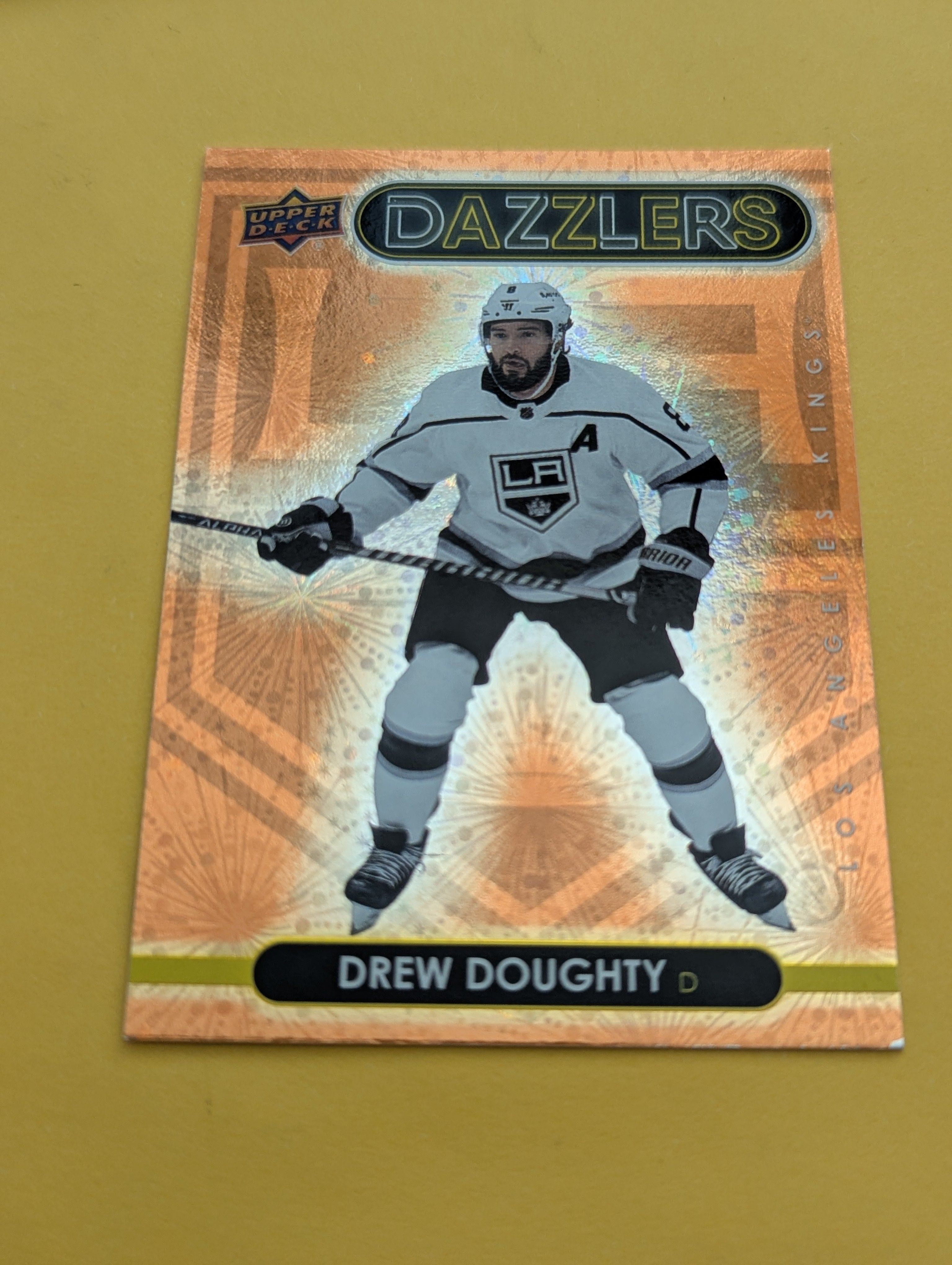 Drew Doughty 21-22 Upper Deck Dazzlers Orange Card