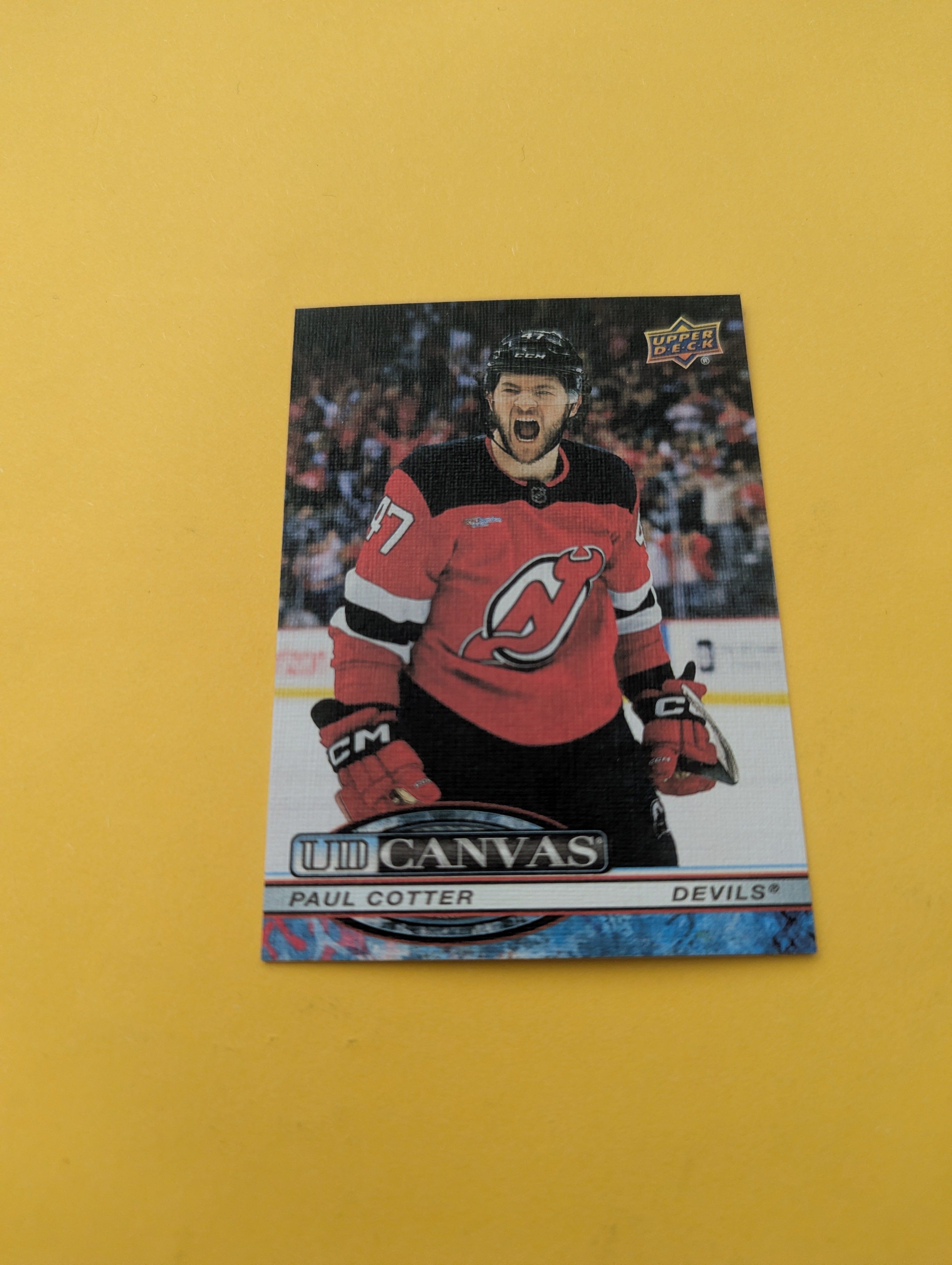 Paul Cotter 25-26 Upper Deck UD Canvas Card