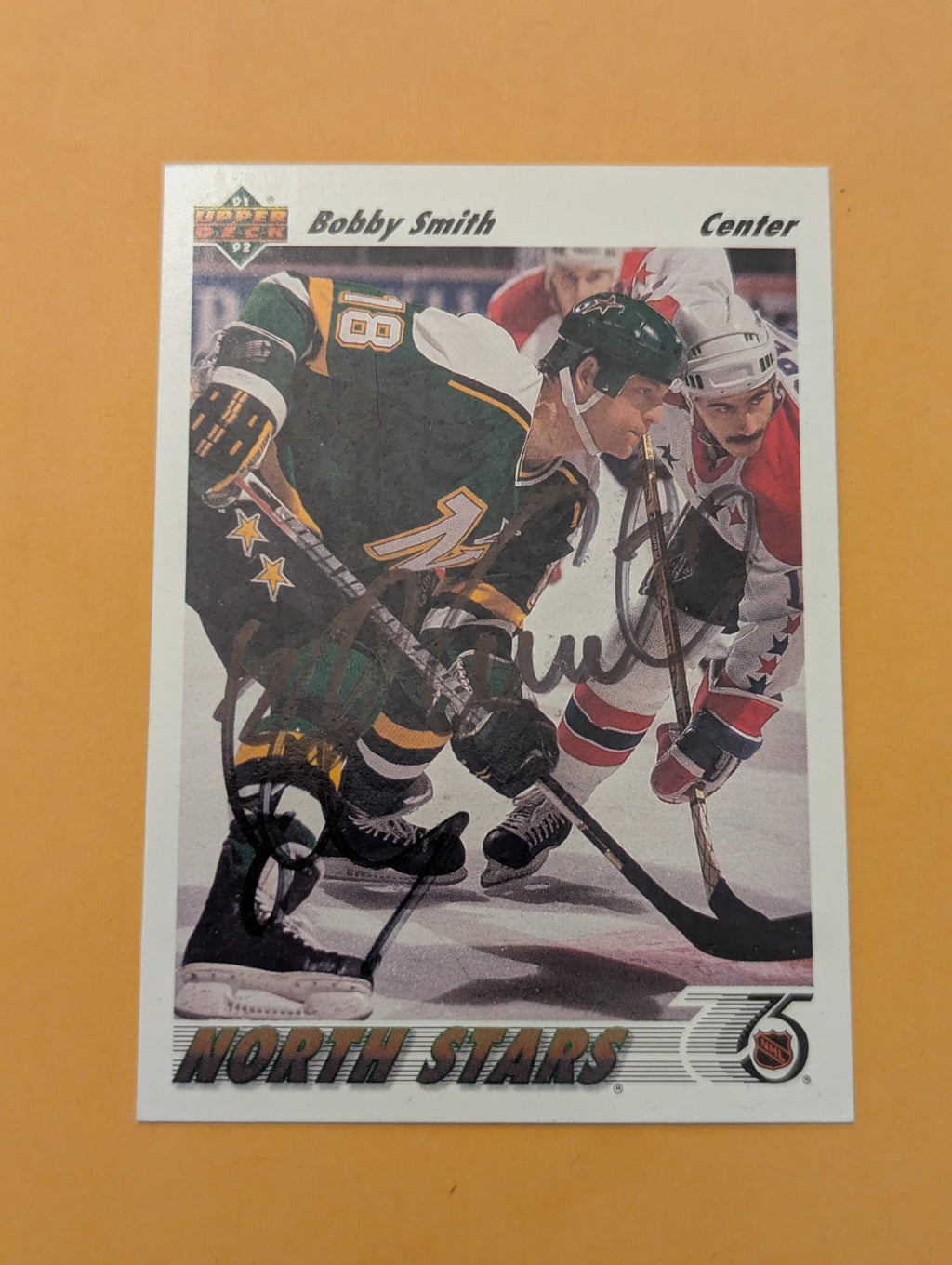 Bobby Smith Signed Minnesota North Stars Card