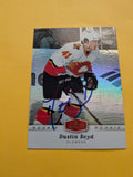 Dustin Boyd Signed Calgary Flames Rookie Card A