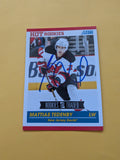 Mattias Tedenby Signed New Jersey Devils Rookie Card B