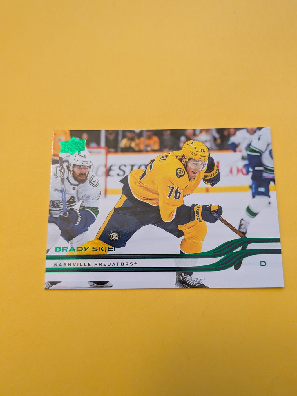 Brady Skjei 25-26 Upper Deck Green Holiday Card