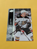 Sam Steel Signed Anaheim Ducks Card