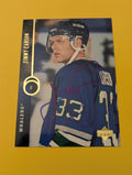Jimmy Carson Signed Hartford Whalers Card