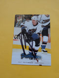 Matt Pettinger Signed Washington Capitals Card H